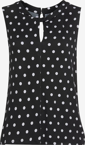 juoda LASCANA Palaidinė be rankovių: priekis