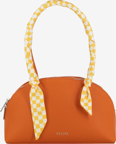 FELIPA Shoulder bag in Yellow / Dark orange / White, Item view