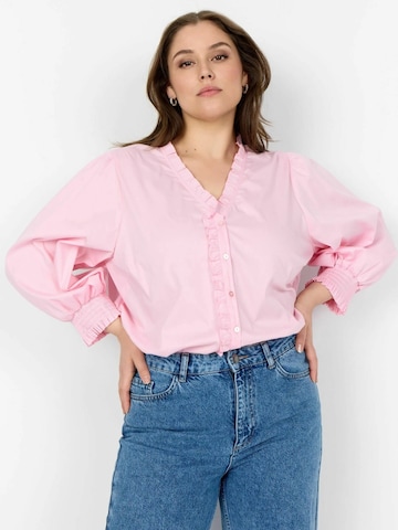 Wasabi Concept Shirt ' WA-SAGA 27 ' in Roze: voorkant