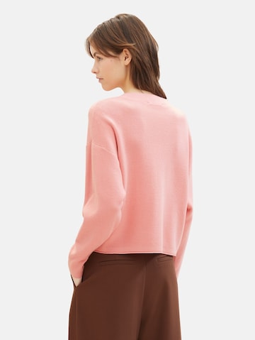 TOM TAILOR DENIM Sweater in Pink