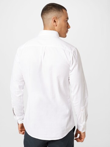 BOSS Orange - Slim Fit Camisa 'Mabsoot' em branco