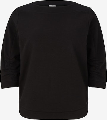 Tom Tailor Women + Sweatshirt i svart: framsida