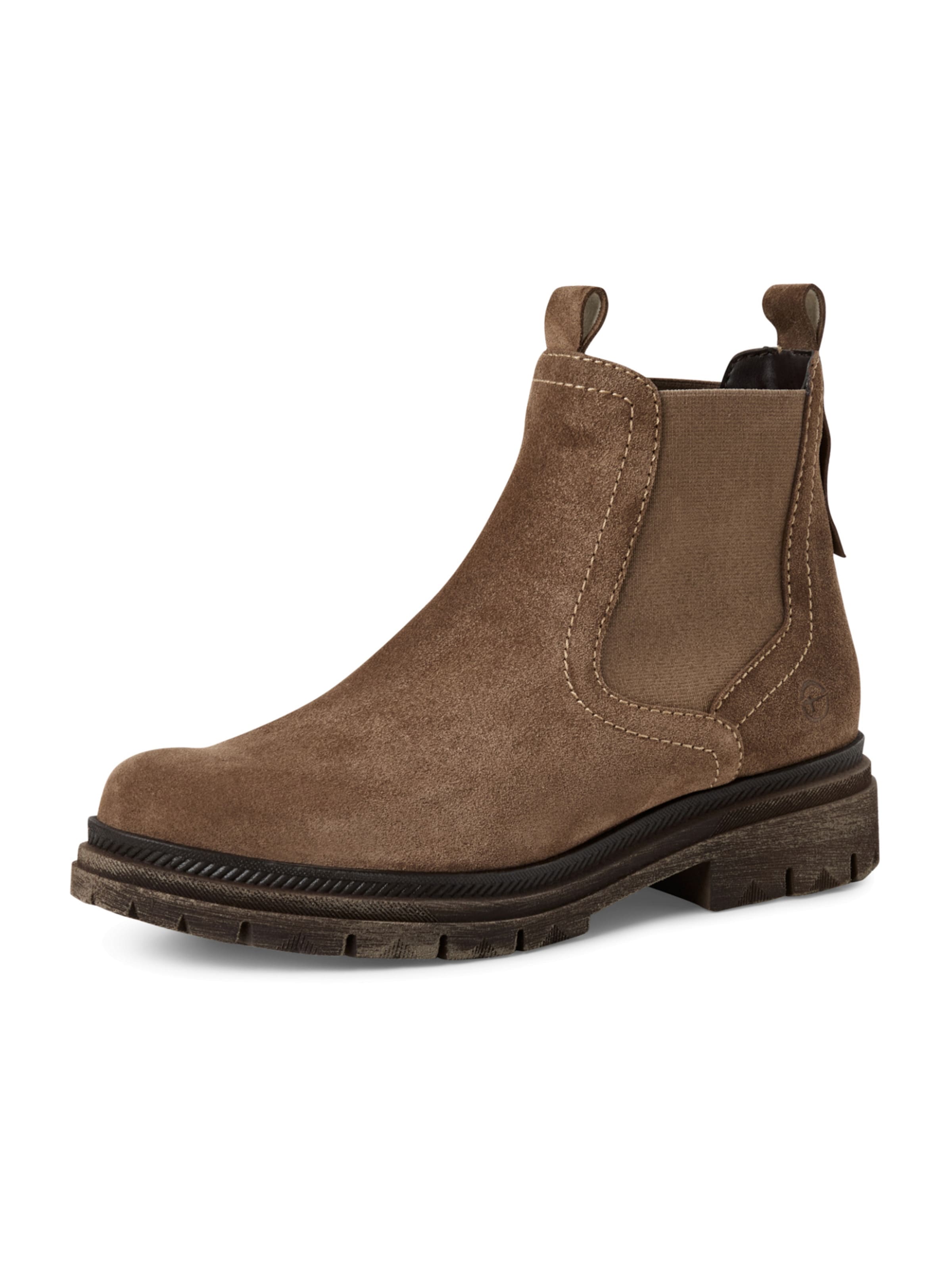 Tamaris Chelsea boty – hnědá: přední strana