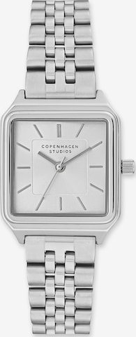 Montre à affichage analogique Copenhagen Studios en argent : devant