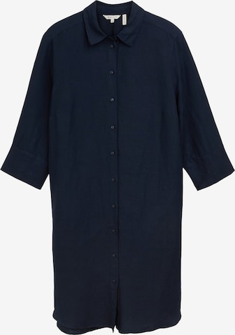 Robe-chemise Tom Tailor Women + en bleu : devant
