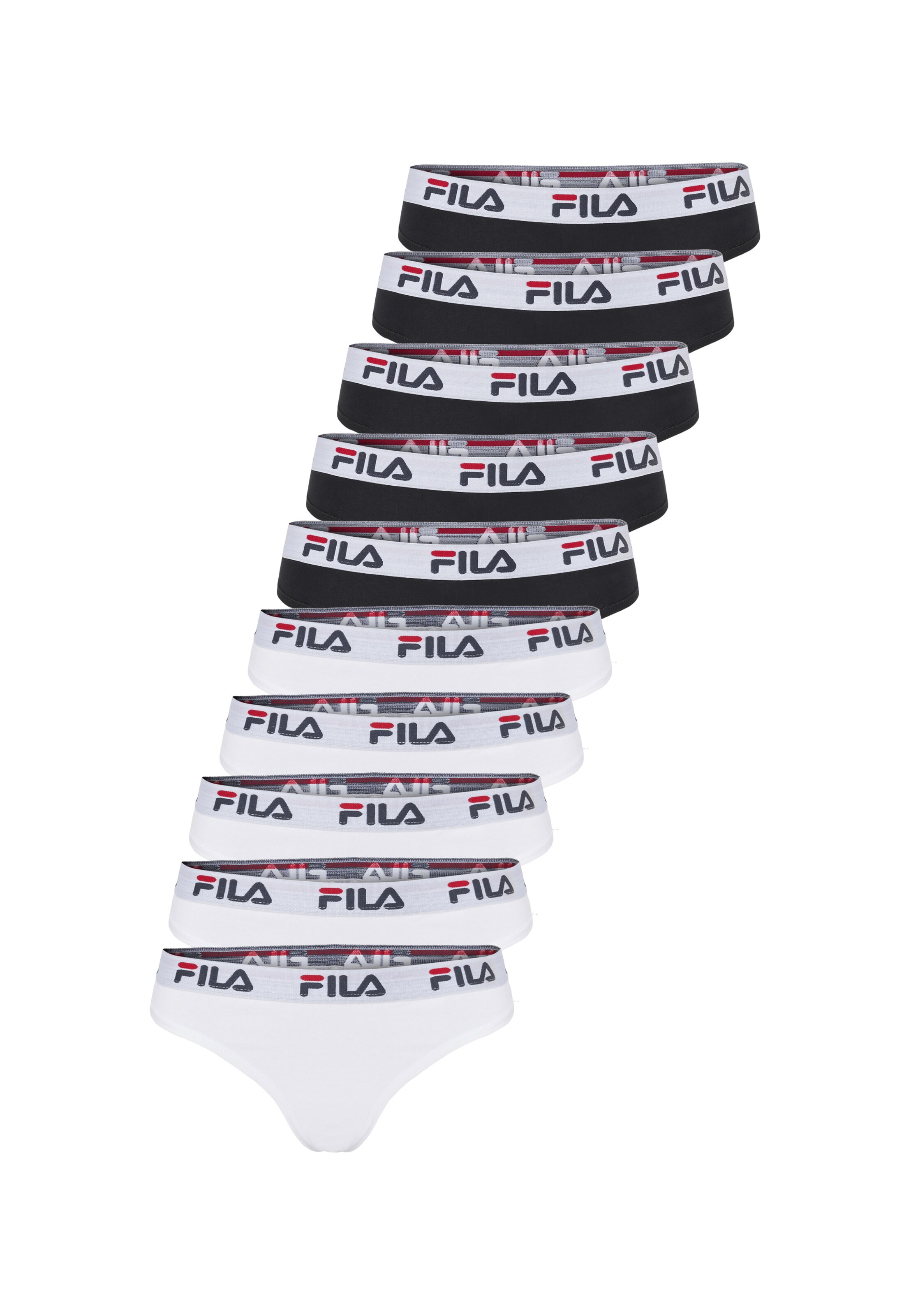FILA String in Schwarz: Vorderseite