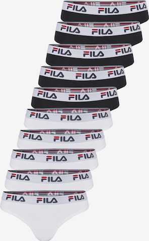 FILA String in Schwarz: Vorderseite