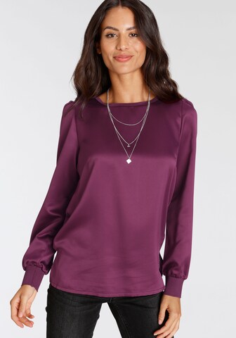 LAURA SCOTT Bluse in Lila: predná strana