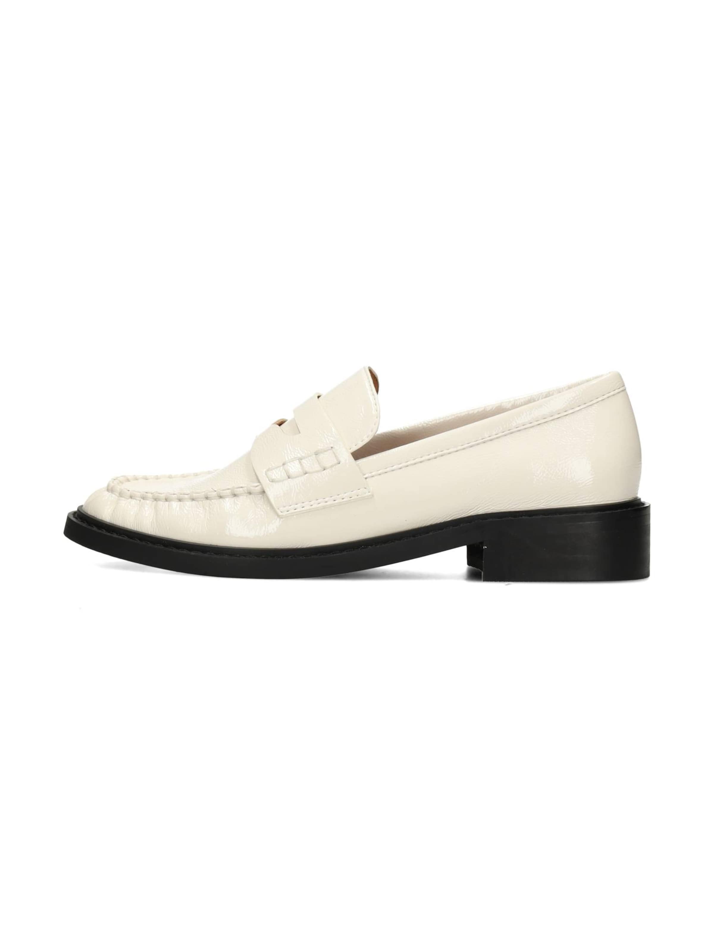 Mocassin 'Bella' POSH by Poelman en blanc : devant