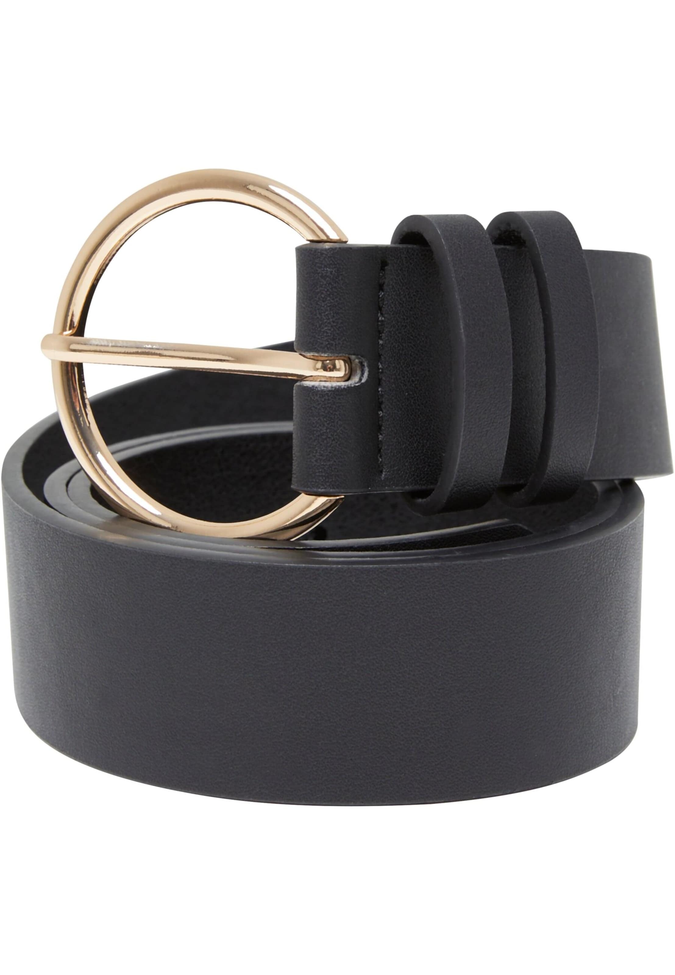 Ceinture Urban Classics en noir : devant