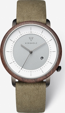 Kerbholz Analog Watch in Brown: front