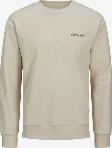 JACK & JONES Sweatshirt 'JJEBradley' in Beige: Vorderseite