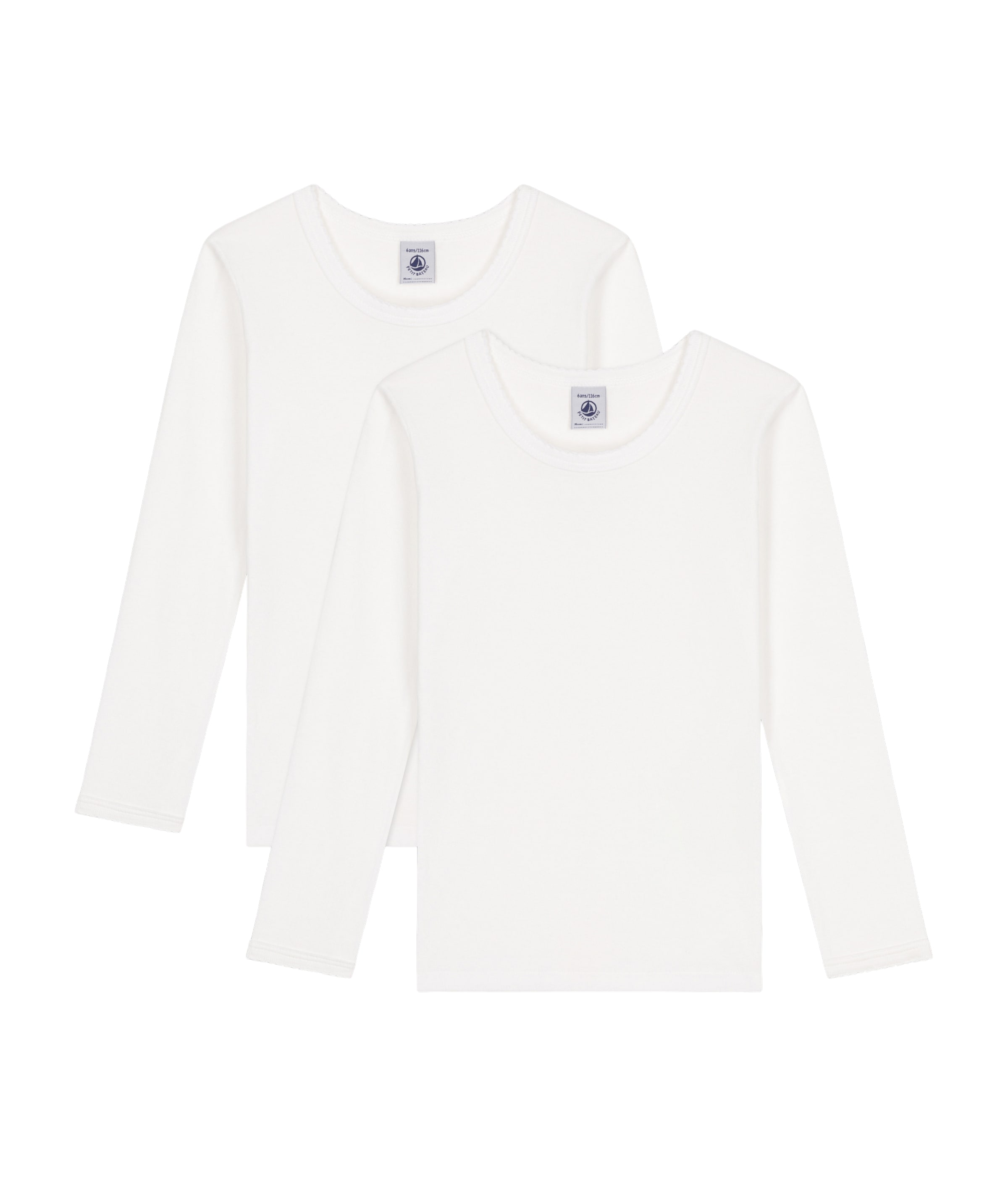 PETIT BATEAU - Camiseta en blanco: frente