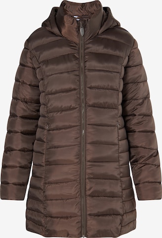 usha BLUE LABEL Winter Jacket 'Fenia' in Brown: front