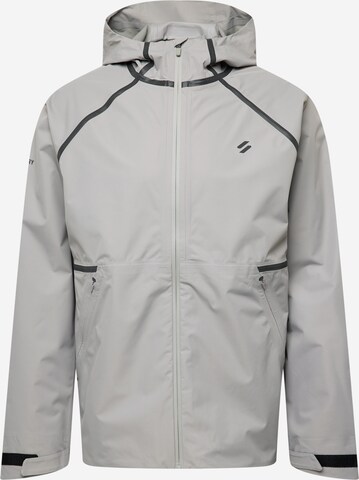 Superdry Weatherproof jacket in Grey: front