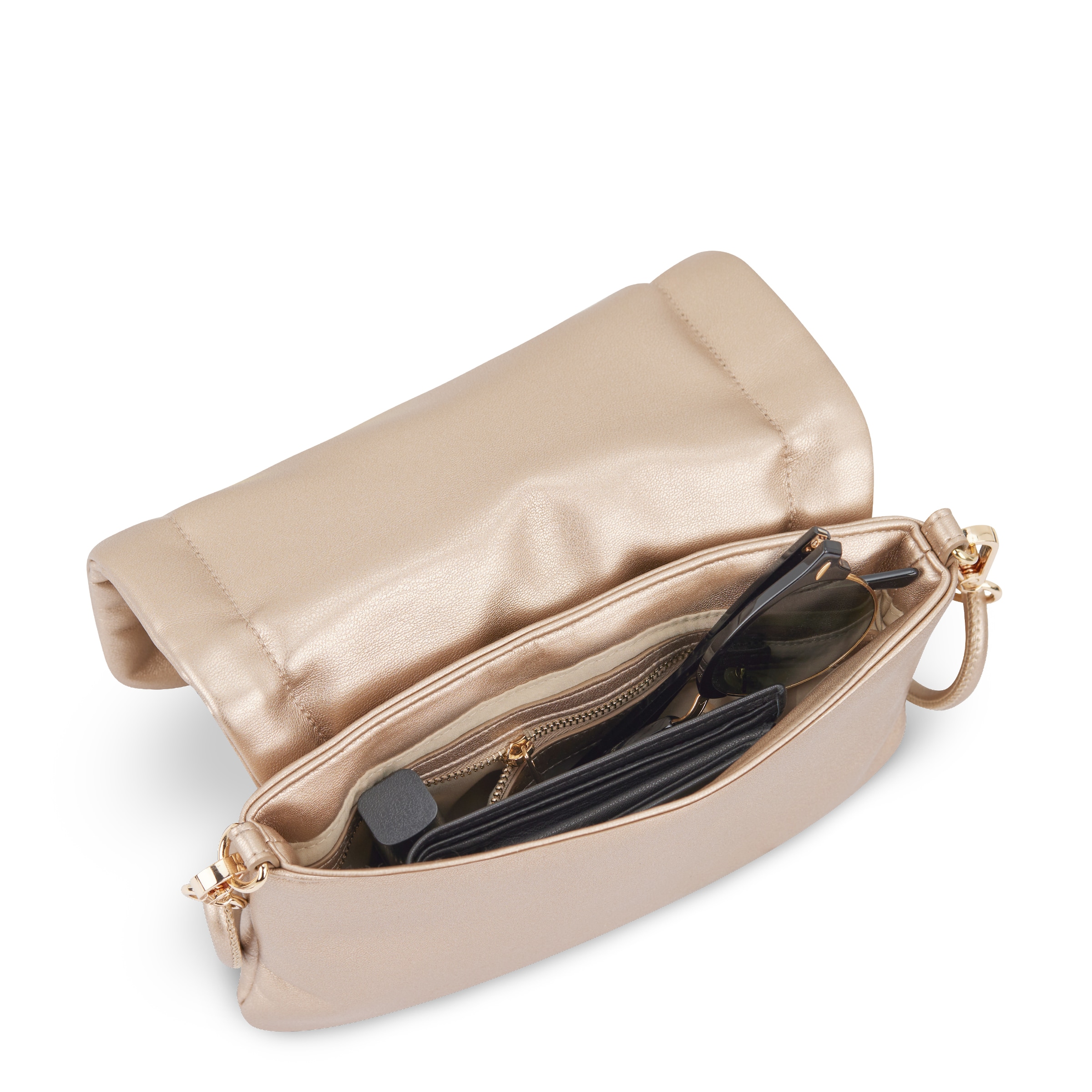 Expatrié Skuldertaske 'Zoe Small' i guld