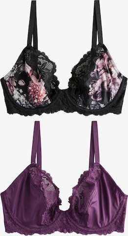 Next T-Shirt Rintaliivi värissä lila: etupuoli