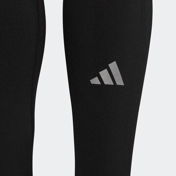 ADIDAS SPORTSWEAR Skinny Urheiluhousut 'Techfit Warm Long' värissä musta