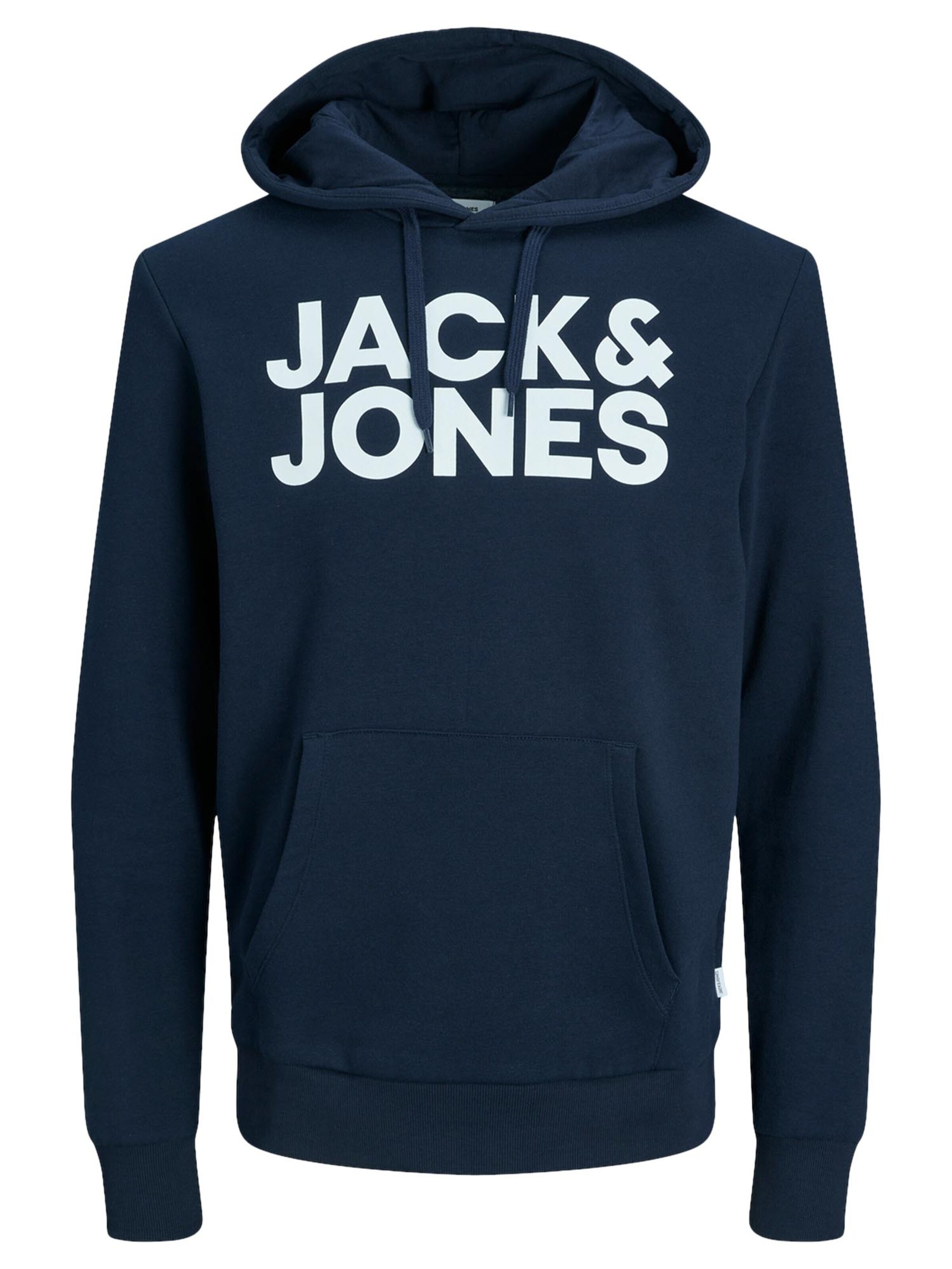 JACK & JONES Sweatshirt 'Corp' in Blue: front
