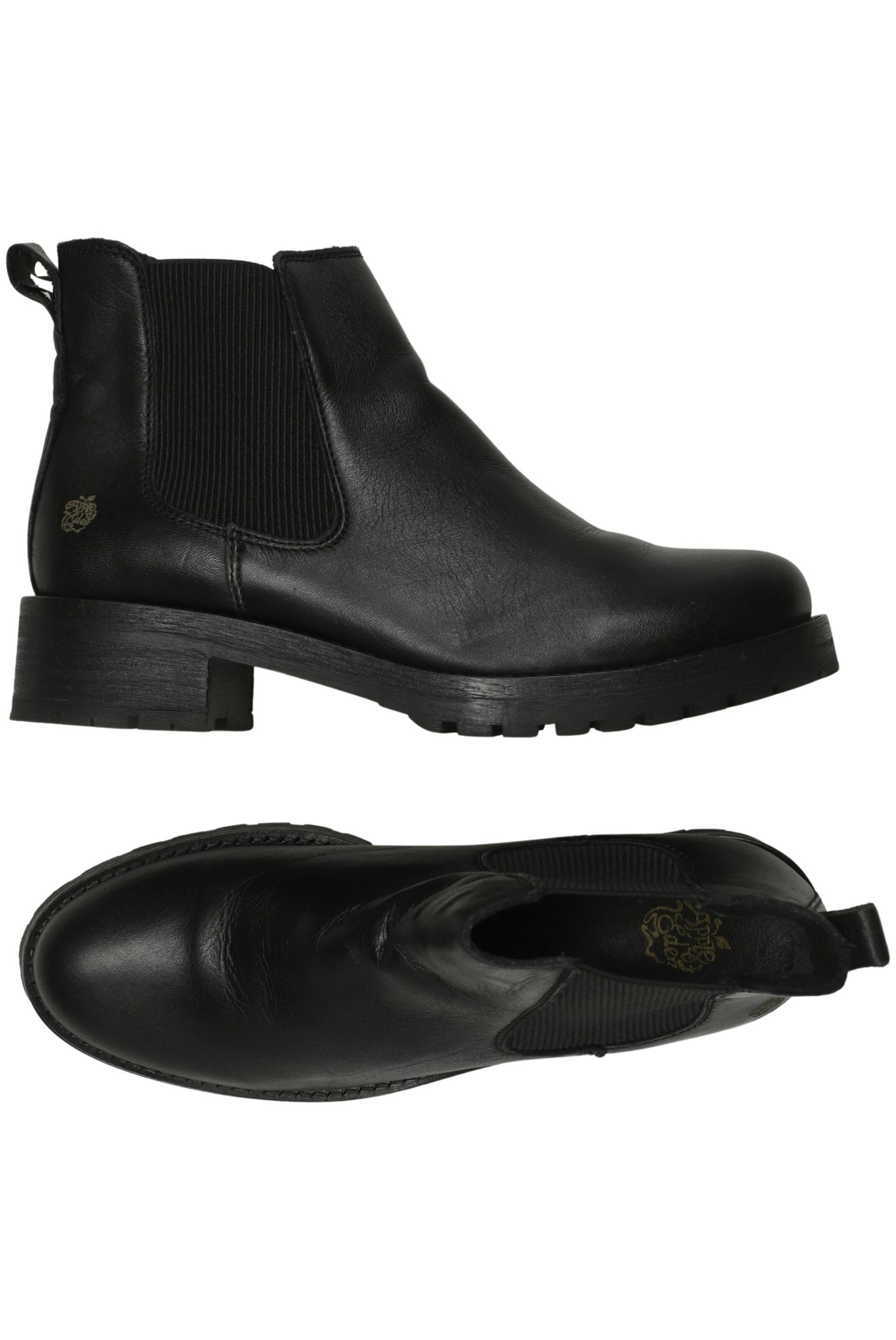 Apple of Eden Stiefelette 42 in Schwarz: Vorderseite