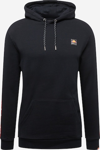 ELLESSE Sweatshirt 'Stefan' in Zwart: voorkant