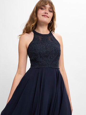 Robe de cocktail Marie Lund en bleu