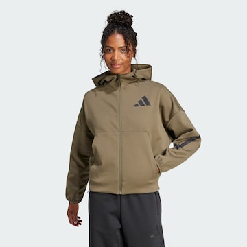 ADIDAS SPORTSWEAR Спортивная кофта 'Z.N.E.' в Зеленый: спереди
