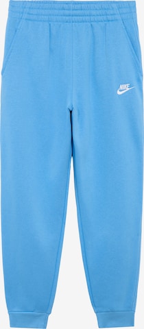 Nike Sportswear Kalhoty 'Club Fleece' – modrá: přední strana