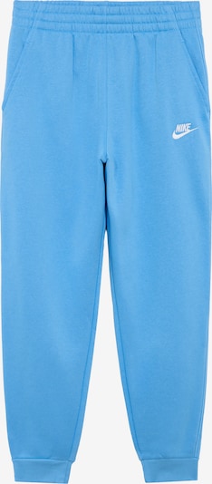 Nike Sportswear Housut 'Club Fleece' värissä taivaansininen, Tuotenäkymä