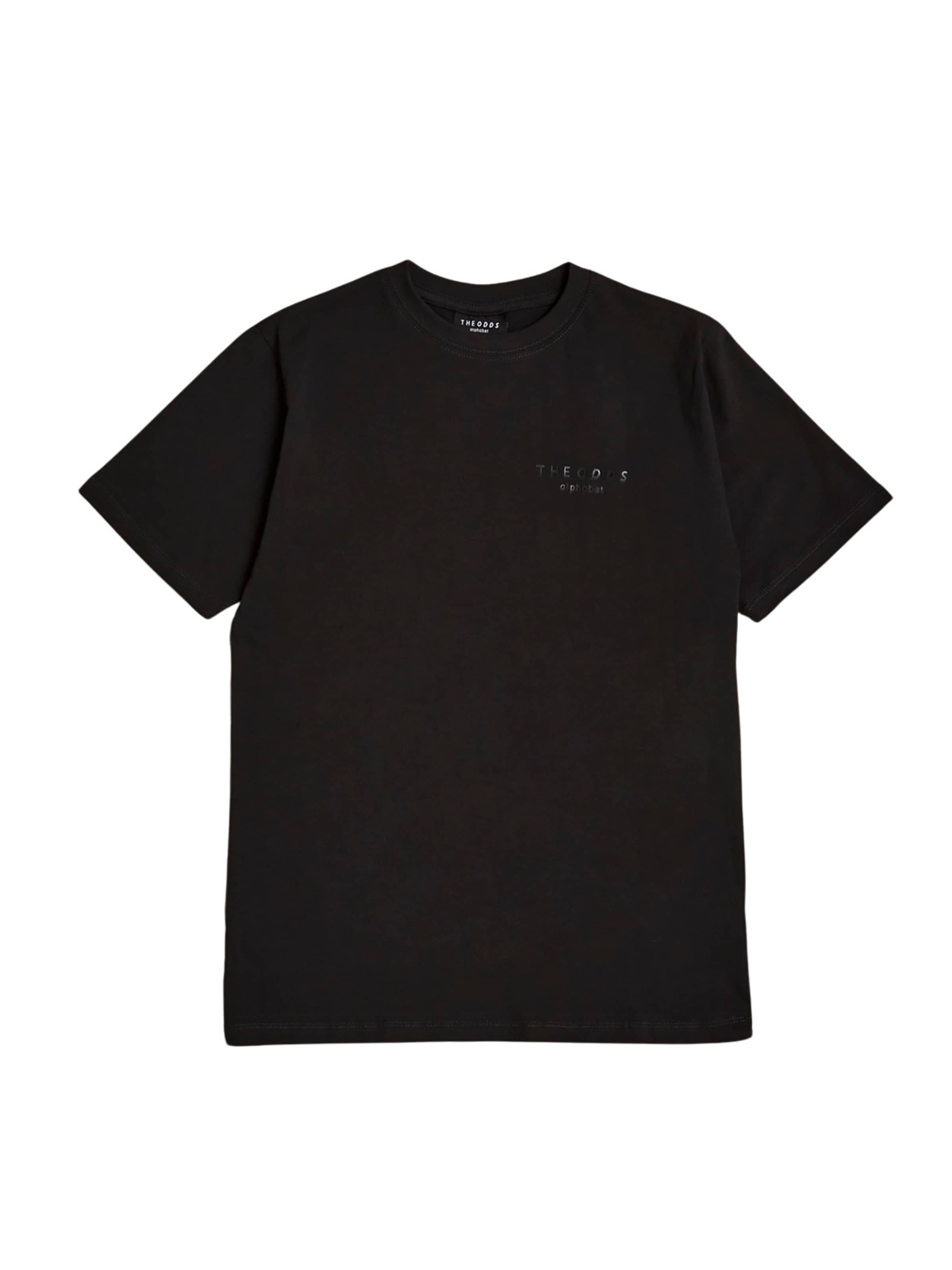THE ODDS T-Shirt 'Regular Fit T-Shirt/ alphabet' in Grau: Vorderseite