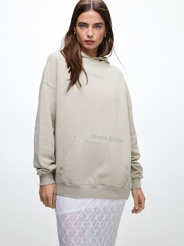 Pull&Bear Sweatshirt i grønn: forside