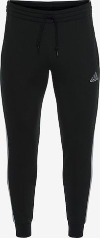 ADIDAS SPORTSWEAR - Tapered Pantalón deportivo en negro: frente