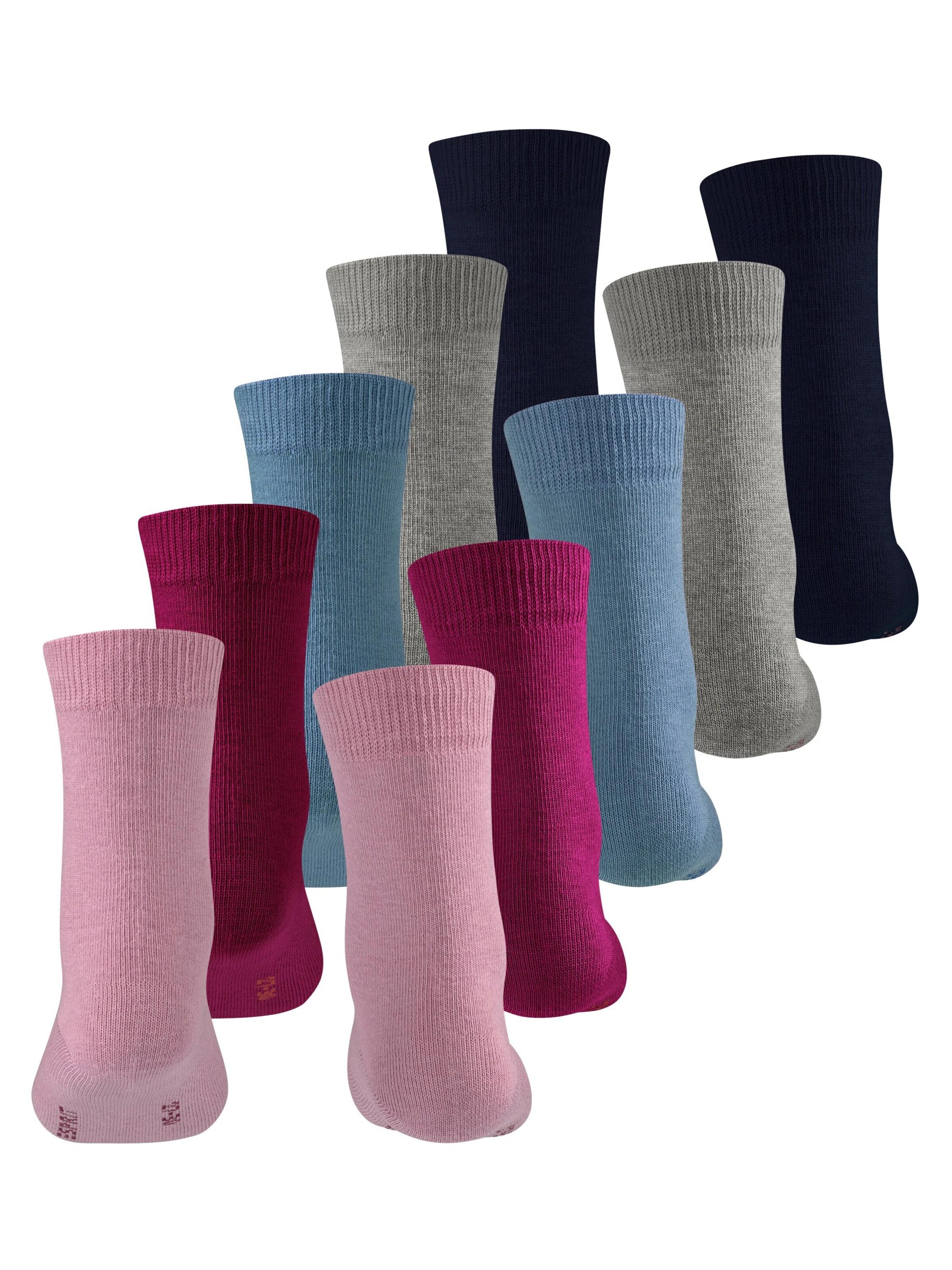 ESPRIT Socks 'Solid Mix 5-Pack' in Mixed colors