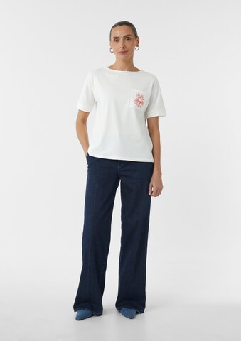 COMMA Shirt in Weiß