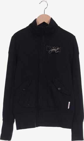 MEXX Sweatshirt & Zip-Up Hoodie in S in Black: front