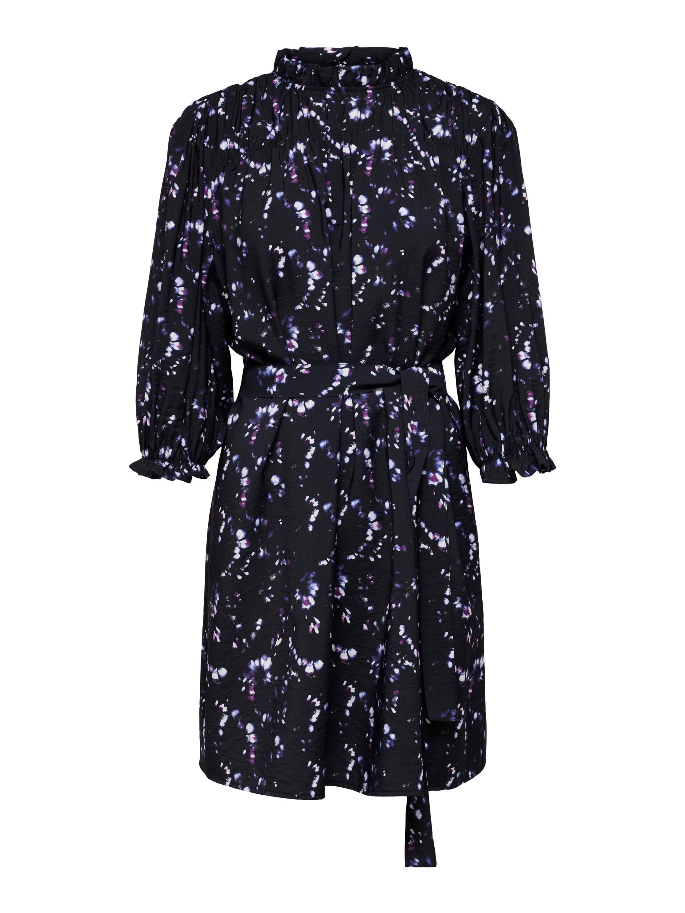 Robe-chemise 'Raya' SELECTED en noir : devant