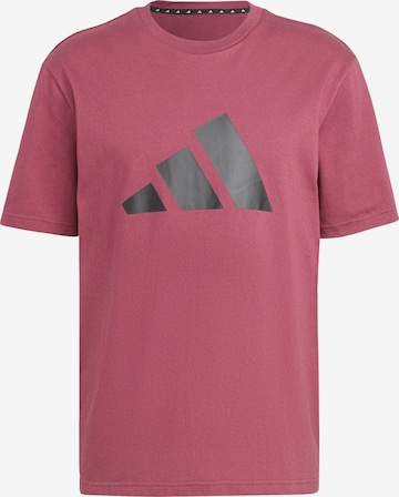 T-Shirt fonctionnel ADIDAS PERFORMANCE en rouge : devant