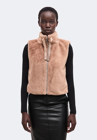 Gilet monari en marron : devant