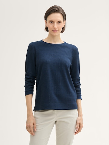 TOM TAILOR Sweatshirt i blå: forside