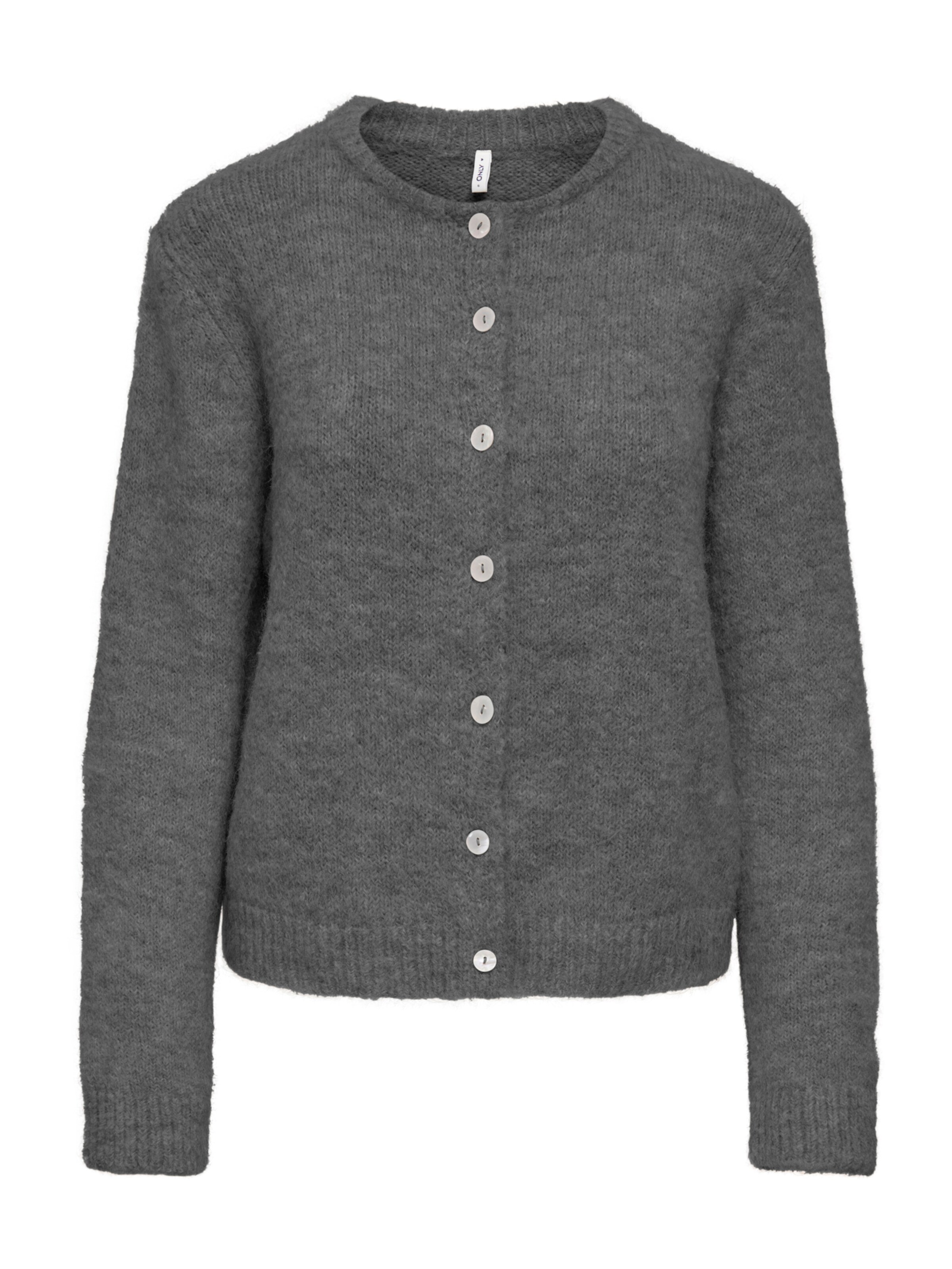 Cardigan 'ONLMAGGIE' ONLY en gris : devant