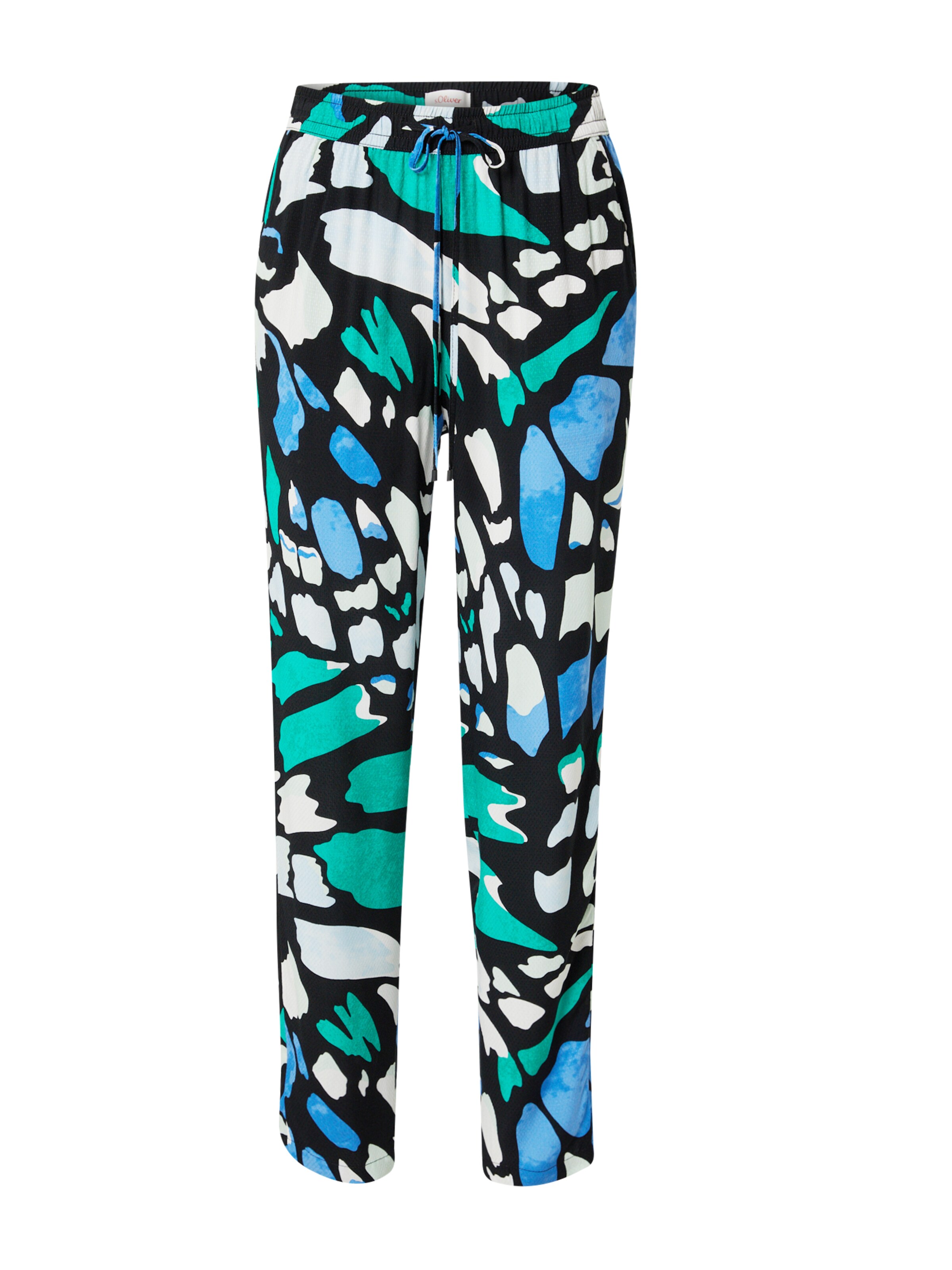 s.Oliver Tapered Hose in Schwarz: Vorderseite