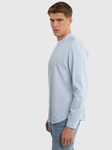 BIG STAR Regular fit Button Up Shirt ' JANER ' in Blue