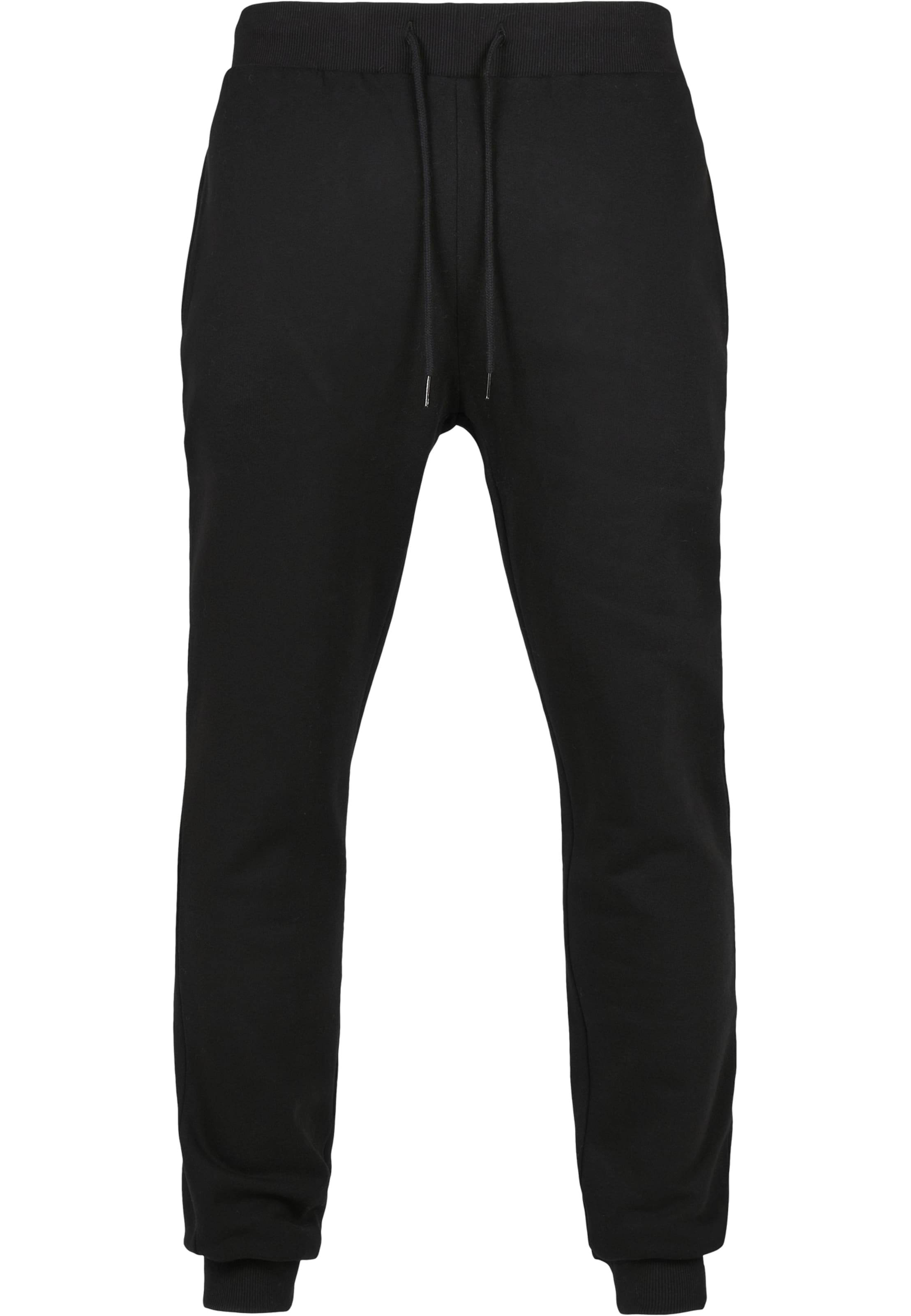 Urban Classics Tapered Hose in Schwarz: Vorderseite