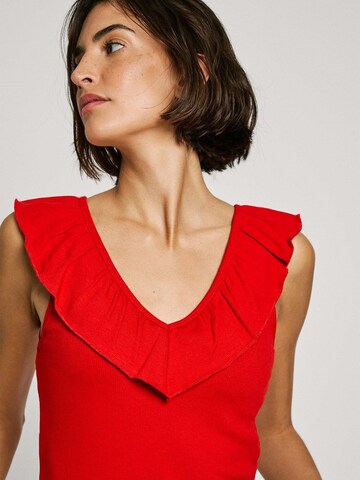 Pepe Jeans Top 'Millie' in Rot