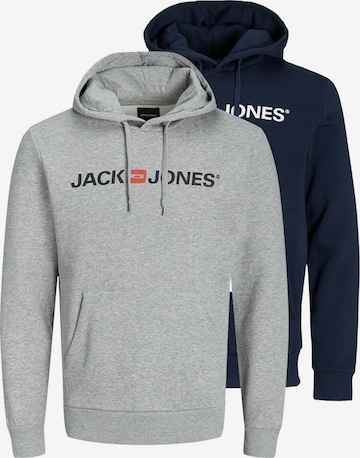 JACK & JONES Sweatshirt 'Corp' in Grau: Vorderseite