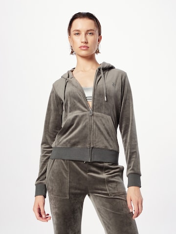 Juicy Couture Sweatjacke in Grau: predná strana