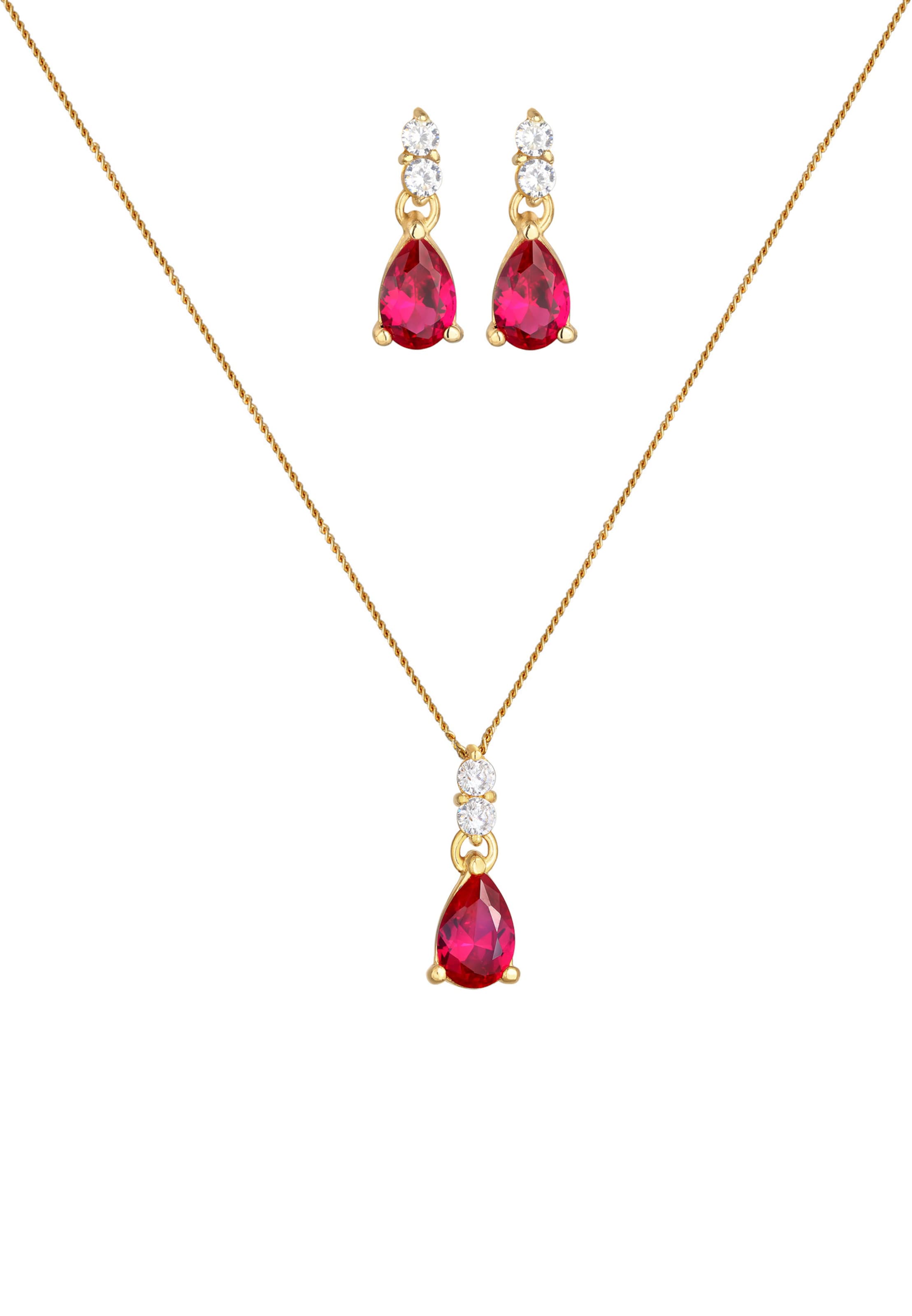 Parure de bijoux ELLI PREMIUM en or : devant