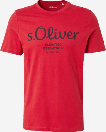 T-Shirt s.Oliver en rouge : devant