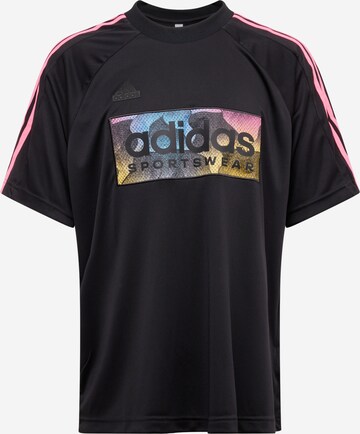 ADIDAS SPORTSWEAR Λειτουργικό μπλουζάκι 'TIRO' σε μαύρο: μπροστά