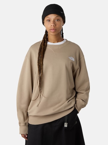 THE NORTH FACE Sweatshirt 'Essential Lite Crew' in Beige